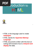 HTML CH 1