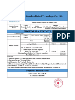 Proforma Invoice: Shenzhen Ruised Technology, Co., LTD