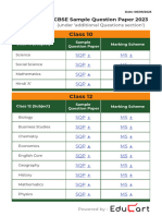 CBSE 2023-24 Additional Sample Papers