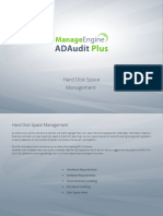 Adaudit Plus Hard Disk Space Management