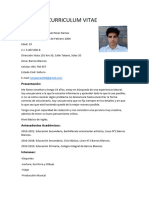 Curriculum Vitae: Presentación