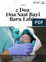 2 Doa Saat Bayi Baru Lahir