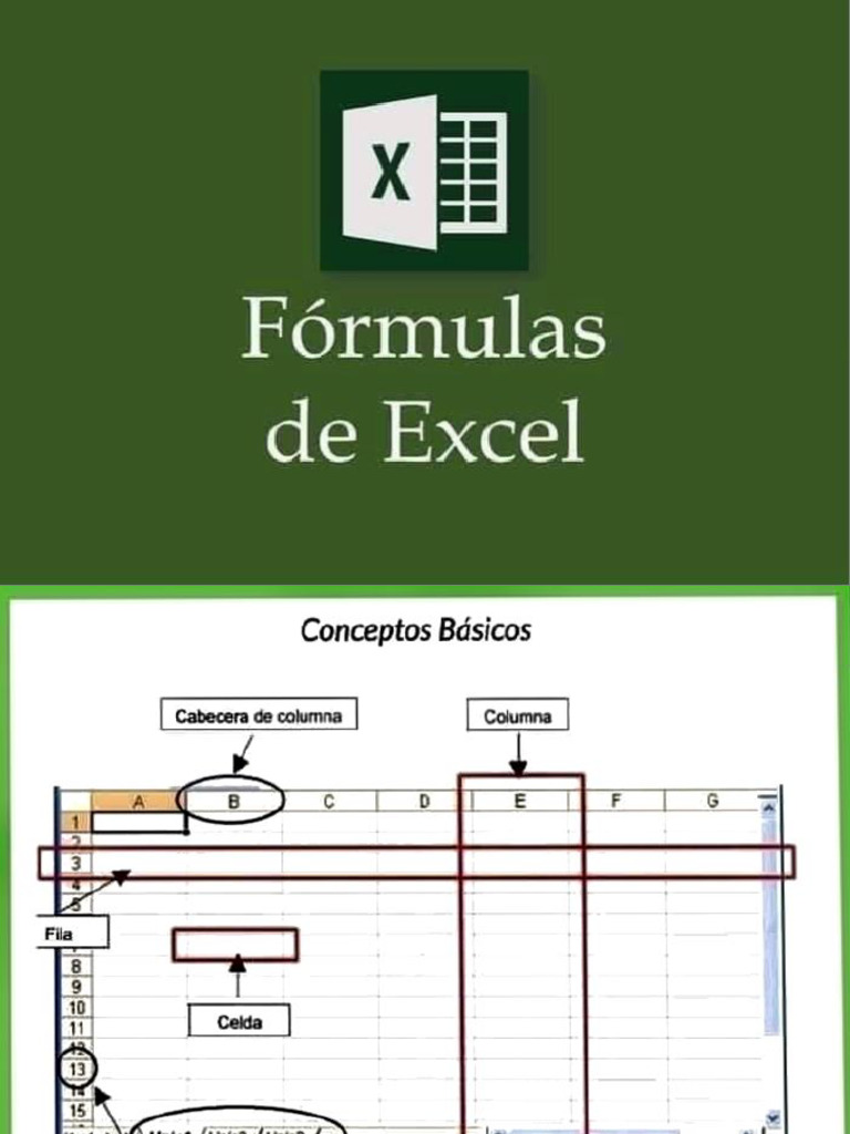 F rmulas excel pdf