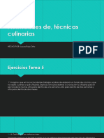 Presentación TECNICAS CULINARIAS