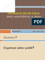 Karakteristik - Jenis - Dan Peran Organisasi Sektor Publik