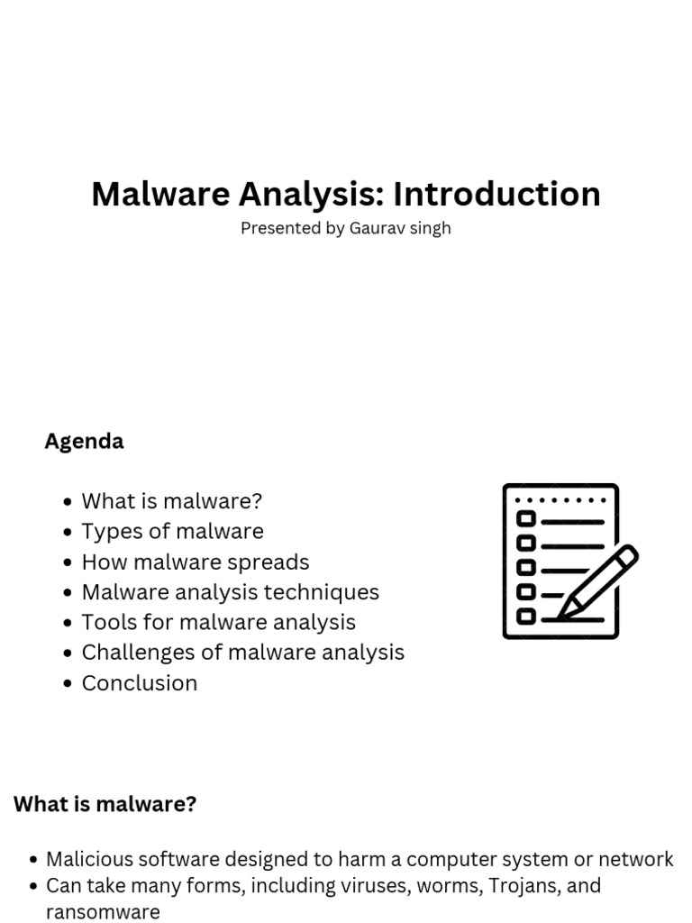 Introduction to malware analysis pdf malware information