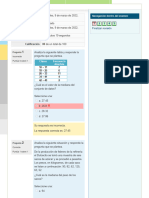 Examen - Medidas de Tendencia Central