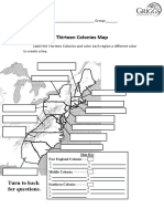 13 Colonies Map - Module 2 - Lesson 3 Act. 