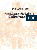 Torti, María Lydia - Antiguas Crónicas Cañuelenses