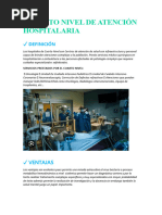 Cuarto Nivel de Atención Hospitalaria
