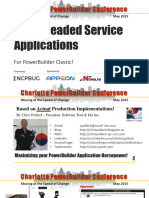 Multitheaded Service Applications: Charlotte Powerbuilder Conference