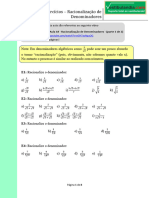 Racionalização - Módulo Matemática 2.0