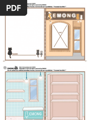 EMONG's Cat House Printable File