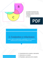 Unidad II Conjuntos y Relaciones