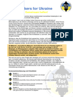 Bikers For Ukraine - Ausschreibung, Zusammenfassung