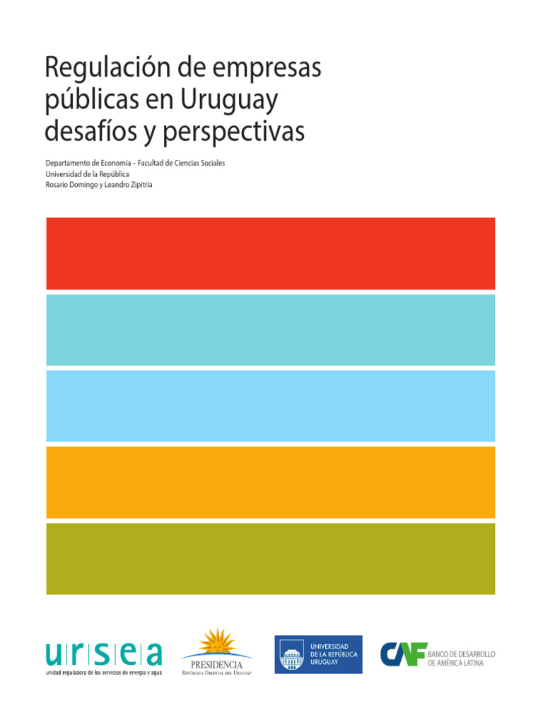 Regulacion Empresas Publicas Uruguay 2015 PDF Monopolio Mercado