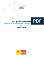 Limba Si Literatura Romana Pentru Evaluarea Nationala - Clasa 8 - Florin Ionita, Florentina Leucutia, Marilena Lascar, Liliana Paicu, Iulia Stinga