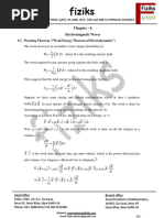 Chapter - 6: Electromagnetic Waves