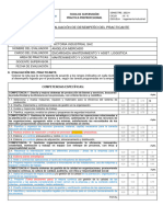 Ficha de Evaluacion de Desempeño Del Practicante 2023 - 1 Plan D