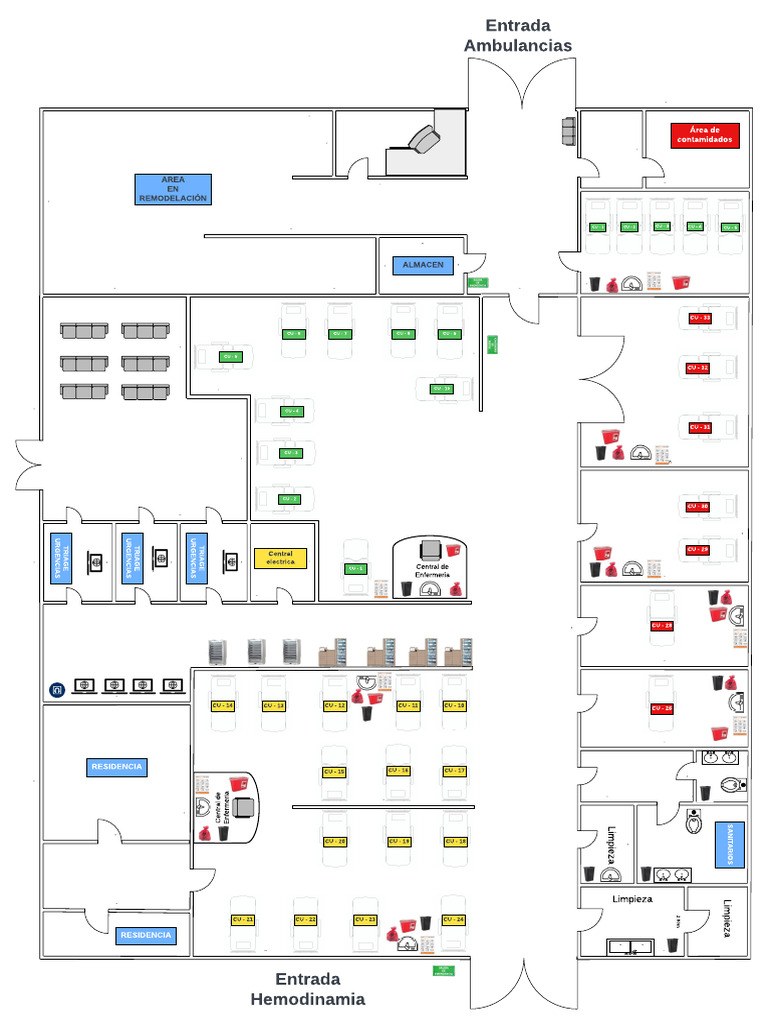Croquis del Área de Urgencias Hospitalarias | PDF