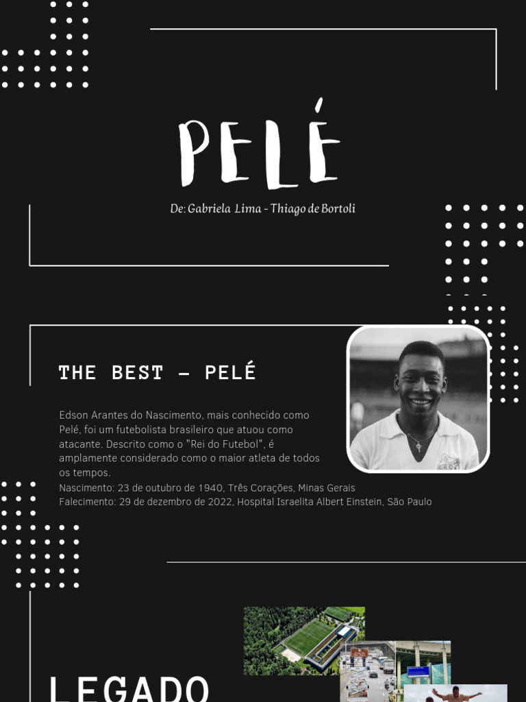 1970's Edson Arantes do Nascimento, conhecido como Pelé, considerado por  muitos o maior futebolista da história. …