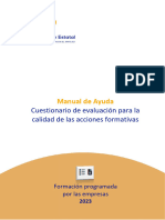 Manual de Procedimiento Cuestionario Calidad 2023