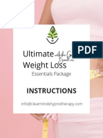 Instructions Ultimate Weight Loss Essentials With Gastric Band Included