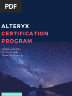 Alteryx Certification Program Guide