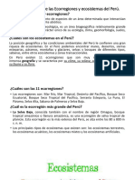 Analizamos Sobre Las Ecorregiones y Ecosistemas Del Perú