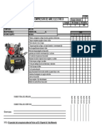 Checklist Compresor de Aire y Electrico