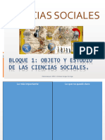 Bloque 1. Ciencias Sociales