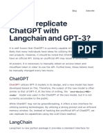 How To Replicate ChatGPT With Langchain and GPT-3 Ahmad Rosid
