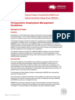 Perioperative Anaphylaxis Management Guidelines