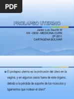 Download  propalapso uterino ppt by Jaider Saurith SN67208748 doc pdf