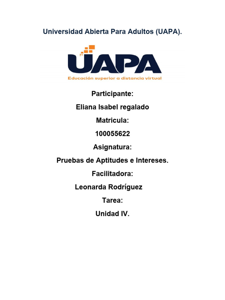 Informe sobre Test TRDA en Educación | PDF | Crecimiento personal y ...