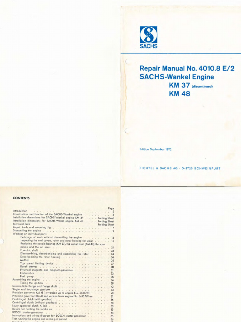 Sachs 1 | PDF | Vehicle Technology | Vehicle Parts