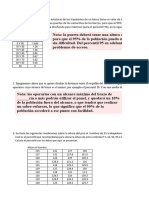 Ejercicios de Antropometria