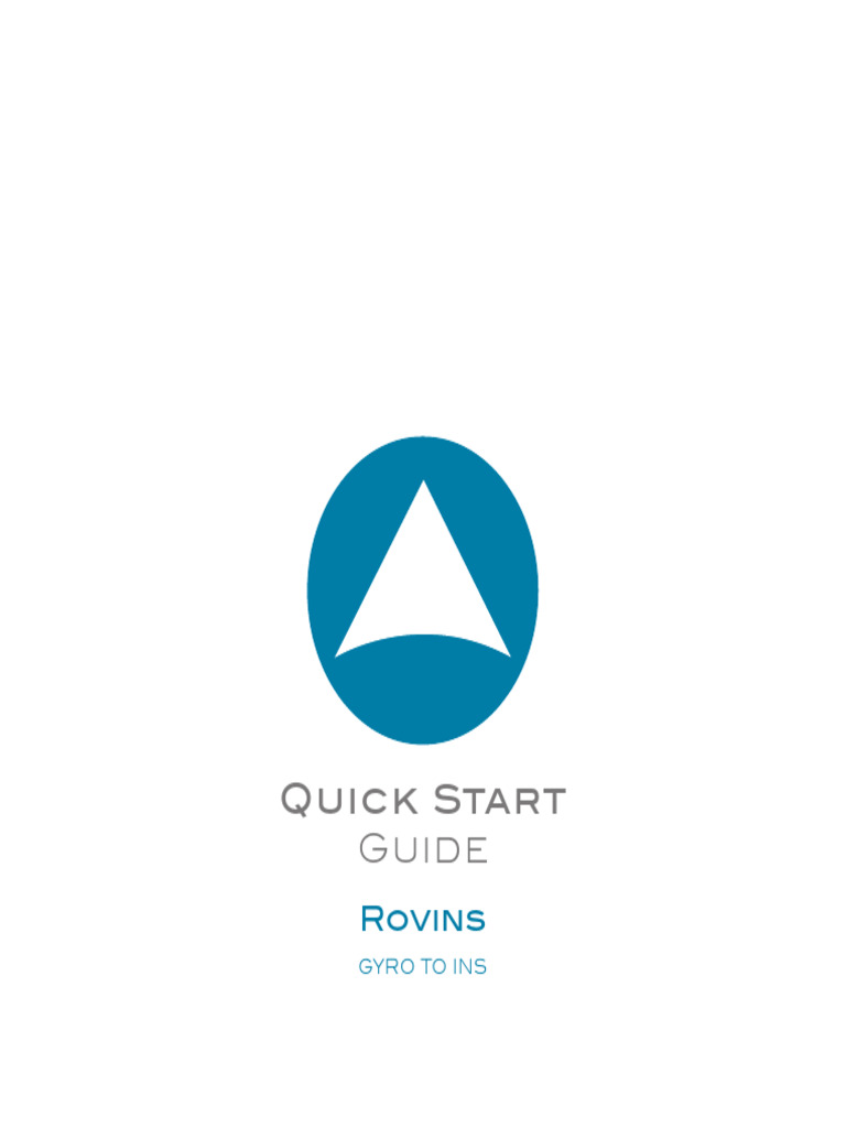 ROVINS Quick Start Installation Guide | PDF | Inertial Navigation ...