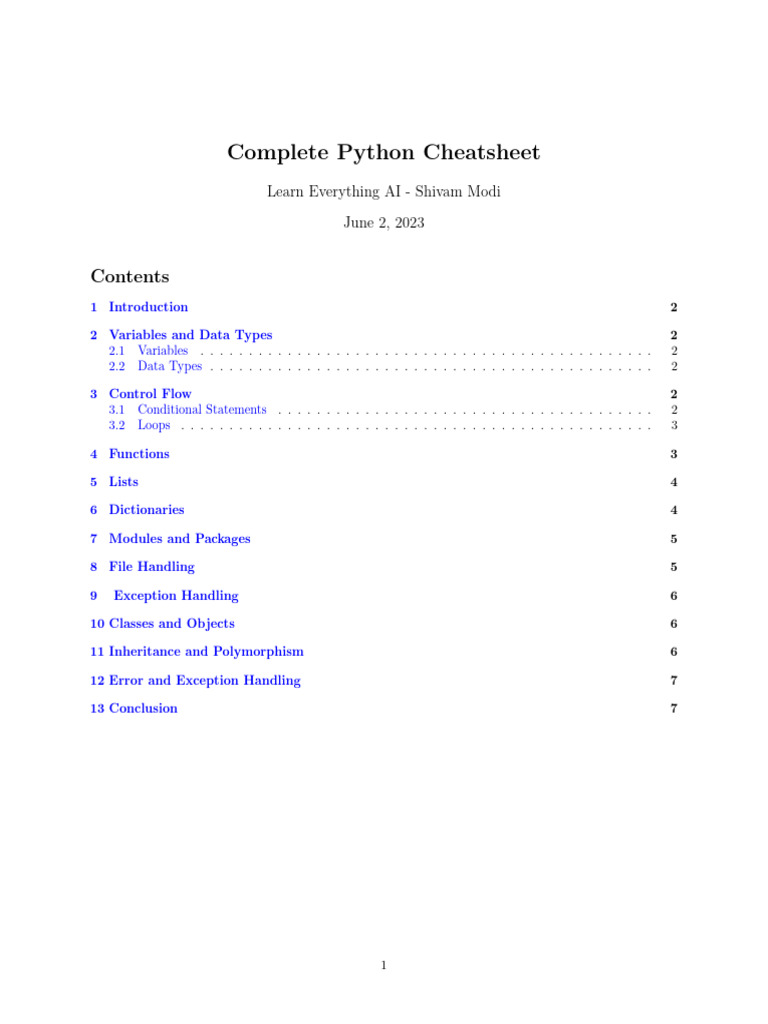 Learning Python For Free Pdf