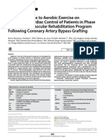 Acute Response Aerobic Exercise Following Cabg