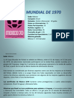 009 - Mundiales de Futbol México 1970