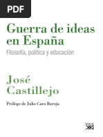 Guerra de Ideas en España. Filosofía, Política y Educación - Nodrm