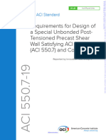 ACI 550 7 19 Requirements For Design of A Special Unbonded Post