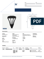 Post Top: Specifications Casting Post Top EPA Driver LED's Finish Pole Distribution Efficiency