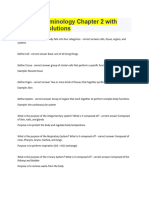 Medical Terminology Chapter 2 With Complete Solutions