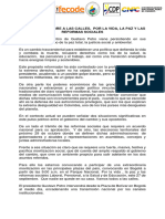 Comunicado Sindicatos Marchas 27 de Septiembre 2023