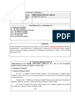 Processo Penal I 2023.2: Faculdade Cathedral Disciplina Turma: Turma 5A, 5B E 5 C Nome: RA