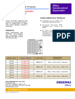 Elementos Do Combustível Separador para Filtros Dahl Serie 100 150 200 300 Engemai