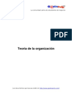 Teoria de La Organizacion y Su Admin Is Trac Ion