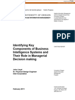 Identifying Key Components of Business Intelligence Systems and Their Role in Managerial Decision Making